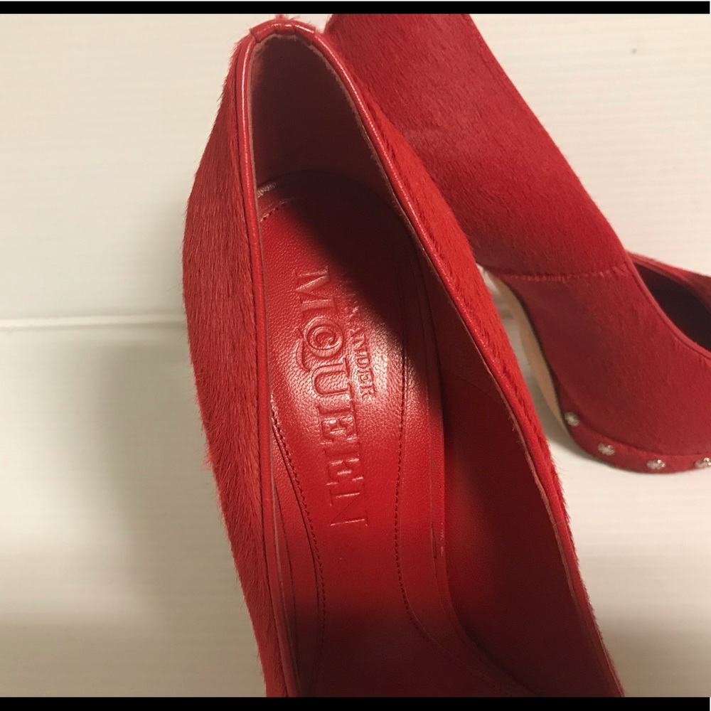 Alexander McQueen pony hair shoes size 38.5 - Picture 3 of 6
